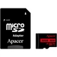 Карта пам'яті Apacer microSDHC 32GB Class 10 UHS-I/U1 R100 + SD adapter (AP32GMCSH10UB-R) [114085] - зображення 1
