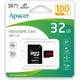 Карта пам'яті Apacer microSDHC 32GB Class 10 UHS-I/U1 R100 + SD adapter (AP32GMCSH10UB-R) [114085] - зображення 3