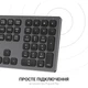 Клавіатура OfficePro SK1550B [128854] - зображення 8