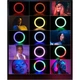 Кольцевая LED лампа DK NNHQ-10 RGB 30см [122020] - изображение 11