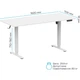Компьютерный игровой стол OfficePro ODE1670W White [124853] - изображение 3