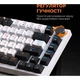 Клавіатура GamePro MK160W Red Switch White [121464] - зображення 12