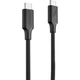 Кабель Proove Striped Silicone USB-C to USB-C 60W 1m Black (CCSS60002201) [133331] - изображение 1