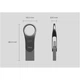 USB флеш-накопитель Silicon Power Mobile C80 64GB USB-A 3.2 Gen 1 / USB-C Silver (SP064GBUC3C80V1S) [134403] - изображение 7