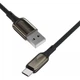 Кабель Proove Dense Metal USB-A to USB-С 1m Black (CCDM20001201) [133338] - изображение 3