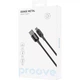 Кабель Proove Dense Metal USB-A to USB-С 1m Black (CCDM20001201) [133338] - изображение 5