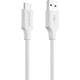 Кабель Proove Striped Silicone USB-A to USB-C 1m White (CCSS60001202) [133330] - изображение 1