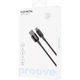 Кабель Proove Flex Metal USB-A to USB-C 2.4A 1m Black (CCFM20001201) [130338] - изображение 2