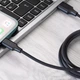 Кабель Proove Striped Silicone USB-A to Lightning 1m Black (CCSS00001101) [133335] - зображення 3