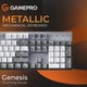 Клавиатура GamePro Genesis Metallic Outemu Red Swithes USB Gray (MK144G) [152671] - изображение 7