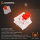 Клавиатура GamePro Genesis Metallic Outemu Red Swithes USB Gray (MK144G) [152671] - изображение 11