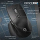 Мышь OfficePro M395B Silent Click Ergonomic Wireless Black [144321] - изображение 7