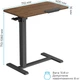 Приставной компьютерный стол OfficePro ODM320DW Dark Wood/Black [148341] - изображение 9