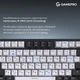 Клавіатура GamePro Asgard Valhalla Pro MK160W-D-Pro White [152673] - зображення 11