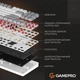 Клавиатура GamePro Genesis Metallic Outemu Red Swithes USB White (MK110W) [152667] - изображение 10