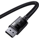 Кабель Baseus High Definition DP 8K to DP 8K 1.5m Black (B00633706111-01) [140342] - изображение 5