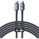 Кабель Baseus Crystal Shine Series USB-C to USB-C 100W 1.2m Black (CAJY000601) [141252] - изображение 1