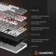 Клавиатура GamePro Genesis Metallic Outemu Red Swithes USB Gray (MK110G) [152668] - изображение 7