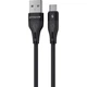 Кабель Proove Soft Silicone USB-A to Micro-USB 2.4A 1m Black (CCSO20001301) [130625] - изображение 1