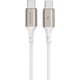 Кабель Proove Flex Metal USB-C to USB-C 60W 1m White (CCFM60002202) [130347] - изображение 1
