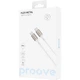 Кабель Proove Flex Metal USB-C to USB-C 60W 1m White (CCFM60002202) [130347] - изображение 2