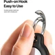 Комплект чехлов Dux Ducis PC Secure Holder with Key Ring для поисковой метки Apple AirTag Black/White/Blue/Red [134549] - изображение 6