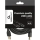 Кабель Cablexpert USB 2.0 AM/BM 4.5m Black (CCF-USB2-AMBM-15) [119049] - изображение 4