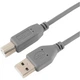Кабель Cablexpert USB 2.0 AM/BM 1.8m Grey (CCP-USB2-AMBM-6G) [119042] - зображення 2