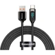 Кабель Baseus Display Fast Charging USB-A to Type-C 66W 1m Black (CASX020001) [113817] - изображение 1