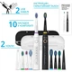 Электрическая зубная щетка Pecham PC-084 Travel Set Black and White [123129] - изображение 3
