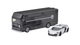 Машинка Premium 2шт Hot Wheels Lykan Hypersport Lykan HyperSport та Euro Hauler Team Transport 1:64 JBM39 Grey - изображение 2