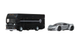 Машинка Premium 2шт Hot Wheels Lykan Hypersport Lykan HyperSport та Euro Hauler Team Transport 1:64 JBM39 Grey - изображение 5
