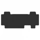 Двошарові коврики Sotra Classic 7mm Black для Citroen SpaceTourer (mkI); Peugeot Traveller (mkI); Toyota ProAce Verso (mkII) 2016 →; Opel Zafira (mkIV)(D) 2019→; Fiat Ulysse (mkII) 2022→ (2 зсувні двері)(2 ряд) (ST 91319-CL-Black) - зображення 1