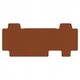 Двошарові коврики Sotra Premium Terracotta для Citroen Space Tourer (mkI); Peugeot Traveller (mkI); Toyota ProAce Verso (mkII) 2016 →; Opel Zafira (mkIV)(D) 2019→; Fiat Ulysse (mkII) 2022→ (2 зсувні двері)(2 ряд) (ST 91319-CH-Terra) - зображення 1