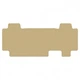 Двошарові коврики Sotra Premium Beige для Citroen Space Tourer (mkI); Peugeot Traveller (mkI); Toyota ProAce Verso (mkII) 2016 →; Opel Zafira (mkIV)(D) 2019→; Fiat Ulysse (mkII) 2022→ (2 зсувні двері)(2 ряд) (ST 91319-CH-Beige) - зображення 1