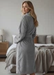Халат жіночий (сірий) ONE SIZE S/M - изображение 2