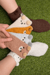 Носки набор 6 пар TeddyBo женские, подарочные, плюшевые, домашние, осень-зима, размер 34-39 - изображение 6