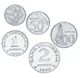 Набір монет Індонезія набір з 5 монет 1970-2003 UNC 1, 2, 25, 50, 100 рупій - зображення 1