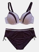 Женский купальник Fuba 26805-1 коричневый-кремовый 4XL - изображение 4