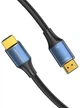 Кабель Vention Cotton Braided HDMI-HDMI v2.1 8K 2 м Blue Aluminum Alloy (ALGLH) - зображення 2