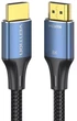 Кабель Vention Cotton Braided HDMI-HDMI v2.1 8K 2 м Blue Aluminum Alloy (ALGLH) - зображення 3