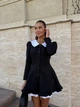 Жіноча комбінована сукня міні та шорти на ґудзиках Uaclothes 42-44 Чорний (like34001-143991349) - изображение 4