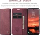 Чехол книжка с магнитом Samsung Galaxy S25 FE S731 CaseMe Wine (43490-42) - изображение 2