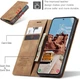 Чехол книжка с магнитом Samsung Galaxy S25 FE S731 CaseMe Brown (43490-30) - изображение 3