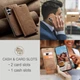 Чехол книжка с магнитом Samsung Galaxy S25 FE S731 CaseMe Brown (43490-30) - изображение 4