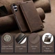 Чохол-книжка з магнітом Samsung Galaxy S25 FE S731 CaseMe Dark Brown (43490-05) - зображення 6