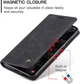 Чехол книжка с магнитом Samsung Galaxy S25 FE S731 CaseMe Black (43490-2B) - изображение 5