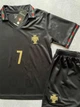 Футбольная форма Роналдо Ronaldo сборная Португалии 26 (140 - 150 см) чорная - изображение 4