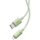Зарядний кабель USB-Lightning для iPhone / Провід шнур юсб лайтнінг для зарядки айфона Apple пристроїв 2м Natural Green - зображення 3
