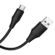 USB кабель Type-C для зарядки телефону / Провід шнур юсб тайп сі для швидкої зарядки та передачі даних 1м Black - зображення 3